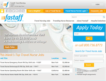 Tablet Screenshot of fastaff.com